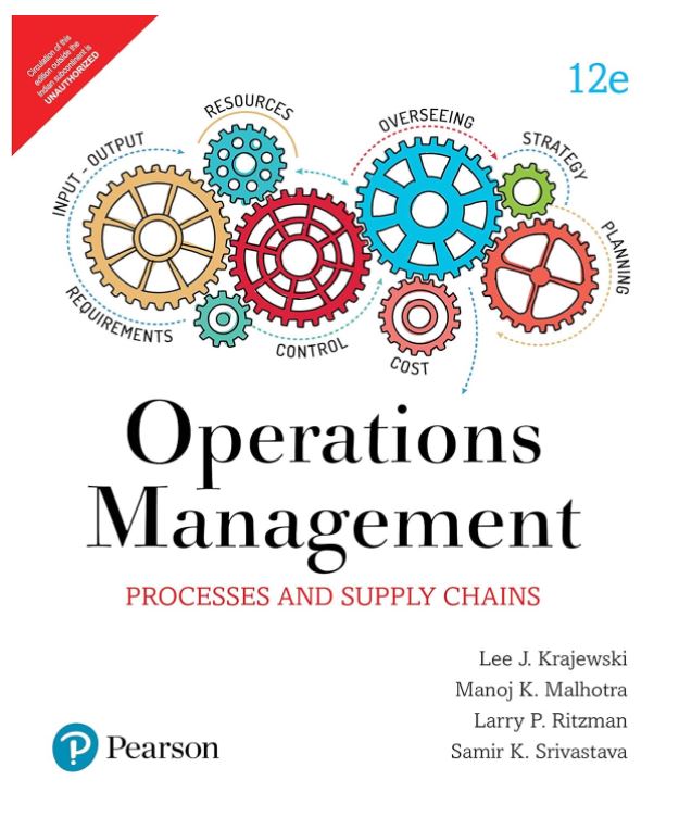 Operations Management, 12e 